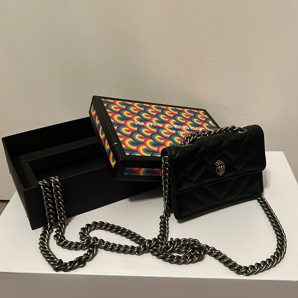 Kurt Geiger London Micro Micro Kensington Quilted Crossbody Bag
